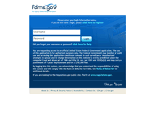 Tablet Screenshot of fdms.gov